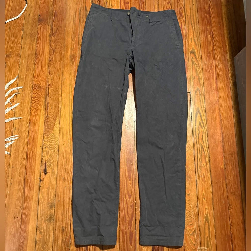 Rag & Bone Dark Gray Chino Straight Leg Jean